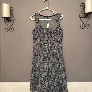 Banana Republic Monochrome Midi Dress